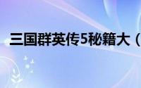 三国群英传5秘籍大（三国群英传5全秘籍）