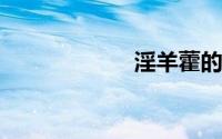 淫羊藿的几种叫法