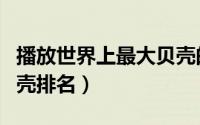 播放世界上最大贝壳的图片（世界上最大的贝壳排名）