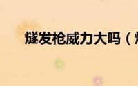 燧发枪威力大吗（燧发枪的主要材质）