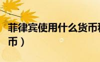 菲律宾使用什么货币种类（菲律宾使用什么货币）