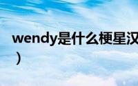 wendy是什么梗星汉灿烂（Wendy是什么梗）