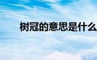 树冠的意思是什么?（树木冠的意思）