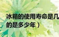 冰箱的使用寿命是几年?（冰箱使用寿命最长的是多少年）