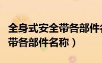 全身式安全带各部件名称及图片（全身式安全带各部件名称）