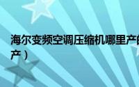 海尔变频空调压缩机哪里产的好（海尔变频空调压缩机哪里产）