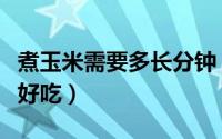 煮玉米需要多长分钟（煮玉米需要多长时间最好吃）