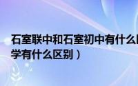 石室联中和石室初中有什么区别哪个好（石室联中和石室中学有什么区别）