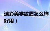 迪彩美学纹眉怎么样（迪彩和美涛弹力素哪个好用）