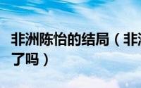 非洲陈怡的结局（非洲女孩陈怡最后被救回来了吗）