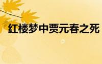 红楼梦中贾元春之死（红楼梦贾元春之死）