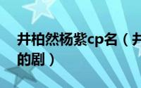 井柏然杨紫cp名（井柏然和杨紫小时候合作的剧）