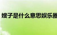 嫂子是什么意思娱乐圈（小嫂子是什么意思）