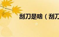 刮刀是啥（刮刀是干什么用的）