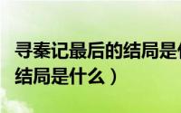 寻秦记最后的结局是什么意思（寻秦记最后的结局是什么）