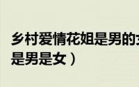 乡村爱情花姐是男的女的（乡村爱情中的花姐是男是女）