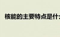 核能的主要特点是什么（核能的主要特点）