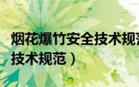 烟花爆竹安全技术规范最新版（烟花爆竹安全技术规范）