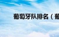 葡萄牙队排名（葡萄牙队最好战绩）