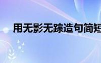 用无影无踪造句简短（用无影无踪造句）