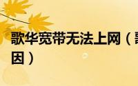 歌华宽带无法上网（歌华宽带频繁出现故障原因）