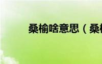 桑榆啥意思（桑榆情是什么意思）