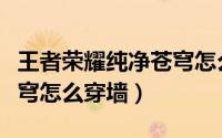 王者荣耀纯净苍穹怎么合成（王者荣耀纯净苍穹怎么穿墙）