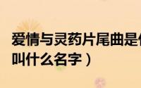 爱情与灵药片尾曲是什么（爱情与灵药片尾曲叫什么名字）