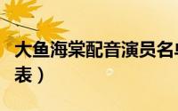 大鱼海棠配音演员名单（大鱼海棠配音演员列表）