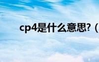 cp4是什么意思?（cp14是什么意思）