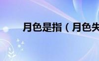 月色是指（月色失格的意思是什么）