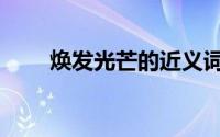 焕发光芒的近义词（光芒的近义词）