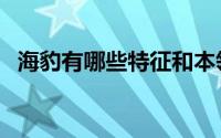 海豹有哪些特征和本领（海豹有哪些特征）