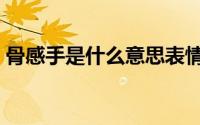 骨感手是什么意思表情（骨感手是什么意思）