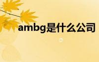 ambg是什么公司（aam是什么公司）