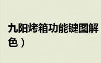 九阳烤箱功能键图解（九阳电烤箱使用方法红色）