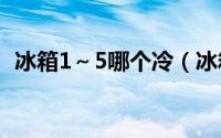 冰箱1～5哪个冷（冰箱冷藏温度一般几度）