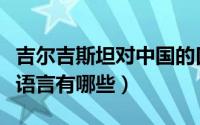 吉尔吉斯坦对中国的口岸有哪些（吉尔吉斯坦语言有哪些）