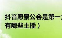抖音愿景公会是第一大公会吗（抖音愿景公会有哪些主播）
