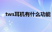 tws耳机有什么功能（tws耳机是指什么）