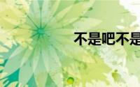 不是吧不是吧（歌词）