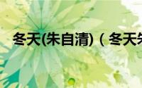 冬天(朱自清)（冬天朱自清原文精彩句段）