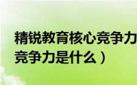 精锐教育核心竞争力是什么?（精锐教育核心竞争力是什么）