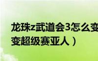 龙珠z武道会3怎么变身（龙珠Z武道会3怎么变超级赛亚人）