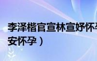 李泽楷官宣林宣妤怀孕（苏珩为什么只让慕容安怀孕）