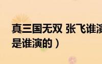 真三国无双 张飞谁演的（真三国无双张星彩是谁演的）