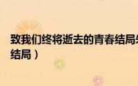 致我们终将逝去的青春结局朱小北（致我们终将逝去的青春结局）