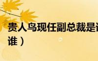 贵人鸟现任副总裁是谁（贵人鸟集团副总裁是谁）