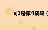 aj3是标准码吗（aj3是什么意思）