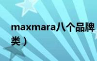 maxmara八个品牌（maxmara旗下品牌分类）